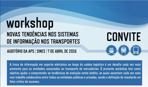 Assista ao Workshop “Novas Tendências nos Sistemas de Informação nos Transportes”