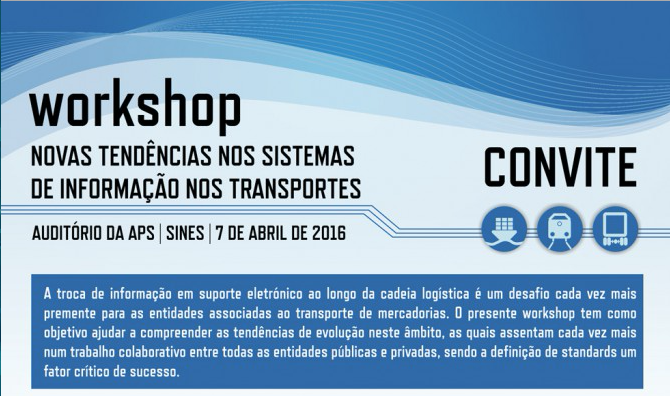 You are currently viewing Assista ao Workshop “Novas Tendências nos Sistemas de Informação nos Transportes”